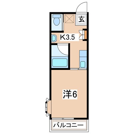 郡山駅 バス22分  台新下車：停歩5分 2階の物件間取画像